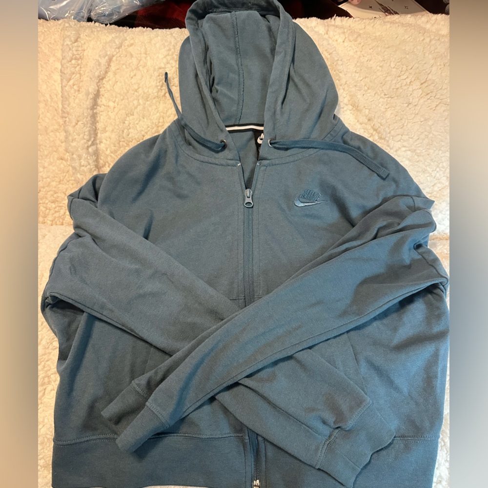 Nike Teal Full-Zip Hoodie